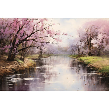 Japanese Cherry Blossom Acrylic Canvas
